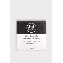RAQUN Doğal Aktif Karbonlu Çay Ağacı Sabunu 110 gr