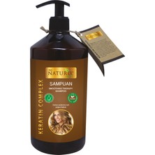 Naturix Saç Uzatan Formül Bitkisel Keratin Bakım Şampuan 600 ml + 50 ml Sprey Zeytin Çiçeği Kolonyası