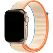 MobaxAksesuar Apple Watch 10 42mm - 38/40/41mm Kordon Hasır Kordon 2/3/4/5/6/se/7/8/9