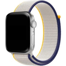 MobaxAksesuar Apple Watch 10 42mm - 38/40/41mm Kordon Hasır Kordon 2/3/4/5/6/se/7/8/9