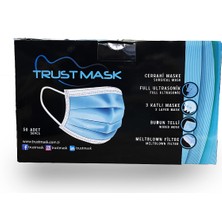 Trust Mask Mavi Meltblown Cerrahi Maske 50 Adet