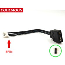 Cool Moon Coolmoon 4 Pin To 5V 3pin Çevirici Argb Fan Çevirici Kablo