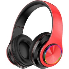 Getek B39 Kablosuz Bluetooth Kulaklık Kulak Üstü Kulaklık - Kırmızı (Yurt Dışından)