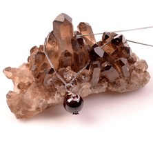 Taş Sandığı Lal Taşı Kolye - Garnet Taşı