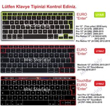 McStorey Klavye Koruyucu Macbook Klavye Air Pro (Türkçe Q) (Eski USB'li Model 2008/2017) ile Uyumlu