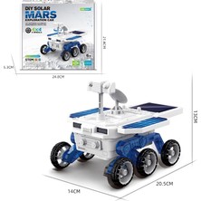 Puluz Dıy Solar Mars Keşif Arabası Oyuncak Mavi (Yurt Dışından)