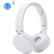 Zsykd MDR-XB650BT Kafa Bandı Katlanır Kablosuz Bluetooth Kulaklık (Beyaz) (Yurt Dışından)