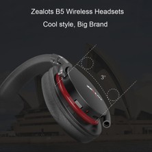 Zealot B5 Kafa Bandı Bluetooth Stereo Müzik Kulaklık (Kahverengi) (Yurt Dışından)