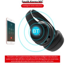 Zealot B36 Katlanır Kafa Bluetooth Stereo Müzik Kulaklık (Siyah) (Yurt Dışından)