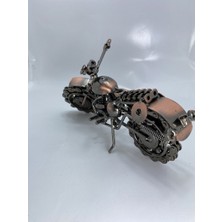MYK Hediye ve Sanat Atölyesi El Yapımı Ofis Hediyesi Metal Motor Ev Hediyesi Büyük Boy