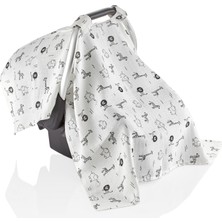 Babyjem Müslin Ana Kucağı Örtüsü Hayvanat BAHÇESI-B35-159.2