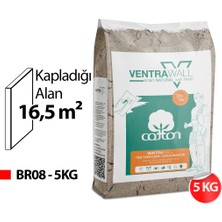 Ventrawall - Yalıtımlı Kahverengi Pamuk Boya - BR08 - 5 kg