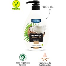 Deep Fresh Herbal Bitkisel Şampuan Hindistan Cevizi Yağı Özlü Tüm Saçlar 500 ml & Duş Jeli Coconut 1 Lt