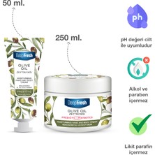 Deep Fresh Prebiyotik Nemlendirici El ve Vücut Kremi Zeytinyağı 50 ml ve 250 ml