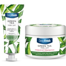 Deep Fresh Prebiyotik Nemlendirici El ve Vücut Kremi Yeşil Çay 50 ml ve 250 ml