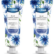 Deep Fresh Prebiyotik Nemlendirici El ve Vücut Kremi Mavi Kantaron 50 ml 2 Adet