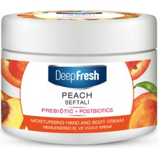 Deep Fresh Prebiyotik Nemlendirici El ve Vücut Kremi Şeftali 250 ml