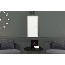 Nettrends Dolapli Duvar Rafi Beyaz 35 cm DVR-1041-Ç