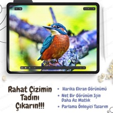 wowacs Apple iPad Pro 12.9 Inç 2021 (5.nesil) Uyumlu Paperlike Kağıt Hissi Yazım Çizim Ekran Koruyucu Film