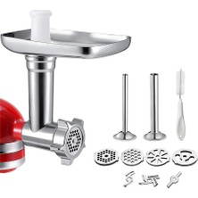 Kitchenaid Stand Mikserler Için Metal Gıda Öğütücü Ataşmanı, Kıyma Makinesi Ataşman Seti