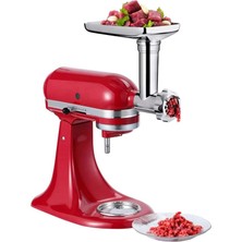 Kitchenaid Için Metal Gıda Öğütücü Eklentisi Stand Mikserler Sosis Doldurucu Kıyma Makinesi Mutfak Robotu Eklentisi