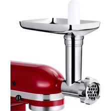 Kitchenaid Için Metal Gıda Öğütücü Eklentisi Stand Mikserler Sosis Doldurucu Kıyma Makinesi Mutfak Robotu Eklentisi