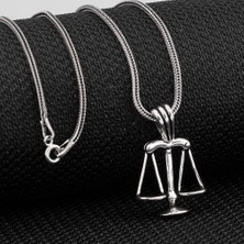 Takıhan Adalet Terazisi 925 Ayar Gümüş Kolye