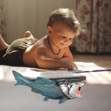 Lovoski Jurassic Hayvanlar Rakamlar Balık Oyuncak Dunkleosteus Eğitim Hediyeleri Mavi Için Playset (Yurt Dışından)