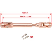 Lovoski Yükseltme Sürücü Mili 1:10 Yedek Dıy Modeli Için Trx4 90046 Wraith Rc Araba 96-143MM (Yurt Dışından)