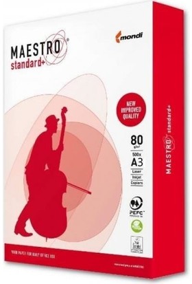 Mondi Maestro A3 Fotokopi Kağıdı 80GR 1 Paket 500 Sayfa