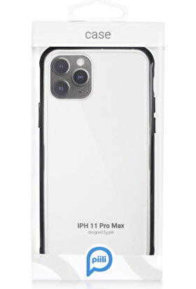 Piili Apple iPhone 11 Pro Max Mat Seri Kilif Siyah