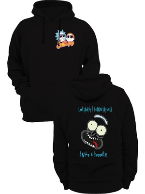 Remonz Rick And Morty Baskılı 3 Ipl. Şardonlu %100 Pamuk, Içi Polar, Çok Kalın Sweatshirt
