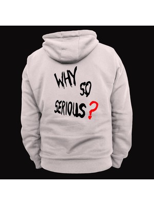 Remonz Why So Serious Baskılı 3 Ipl. Şardonlu %100 Pamuk, Içi Polar, Çok Kalın Sweatshirt