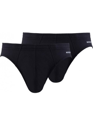 Blackspade Erkek Slip Külot 2'li Paket Loose Fit 9627 - Siyah