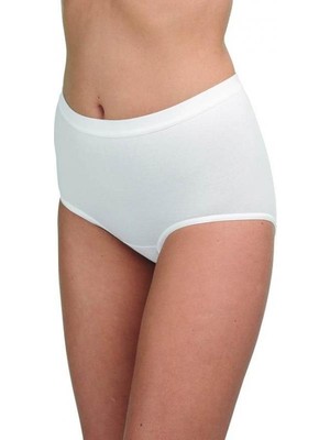 Blackspade Kadın Büyük Beden Slip Külot Essential 1307 -Beyaz