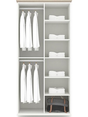 Kelebek Angelic 2 Kapaklı Dolap