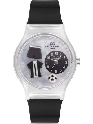 Cacharel CC Siyah Beyaz Takım Çocuk Kol Saati
