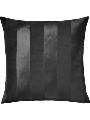 IKEA Minder-Kırlent Kılıfı 50X50 cm Gri Renk Fermuarlı Kılıfı Pamuk Ev Dekorasyonu