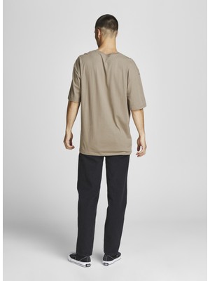 Jack & Jones Bisiklet Yaka Basic Tisört - Brink