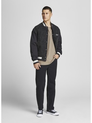 Jack & Jones Bisiklet Yaka Basic Tisört - Brink