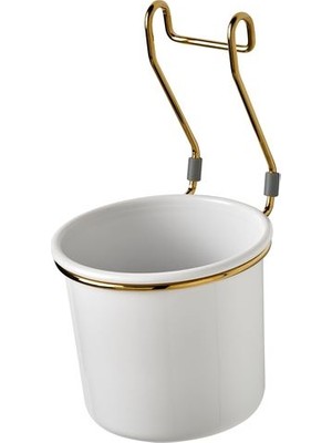 IKEA çatal kaşıklık bıçaklık 14x16 cm beyaz-gold renk asılabilir