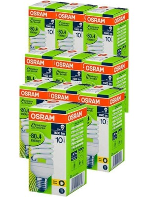 Osram E27 Duylu 23W 865 Lümen Beyaz Ampül 10 Adet