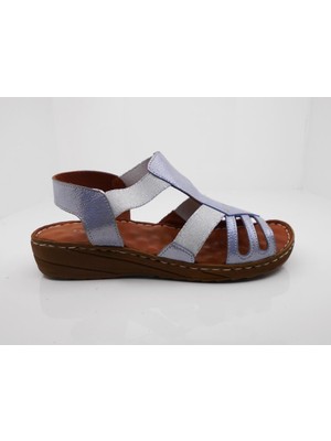 Catelli 358 Hakiki Deri Confort Casual Anatomik Bayan Sandaleti