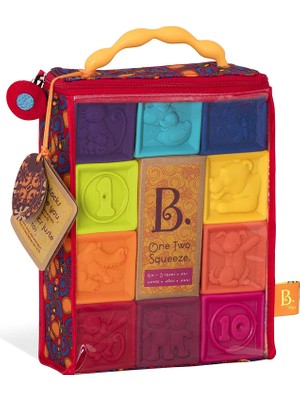 Btoys Renkli Yumuşak Küpler One Two Squeeze Eğlenceli Oyun 10 Adet Gelişim Destekleyici