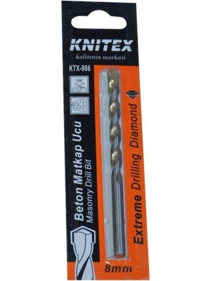 Knitex  KTX-986 Matkap Ucu 8 mm