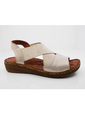 Catelli 359 Hakiki Deri Confort Casual Anatomik Bayan Sandaleti