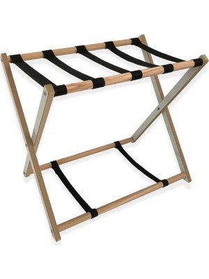 Prado Ahşap Tasarım Valizlik, Valiz Sehpası Bavulluk 5 Adet