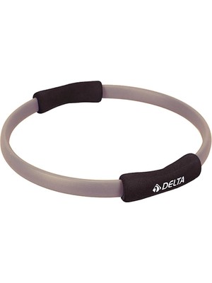 Delta Gri 35 cm Pilates Çemberi Tekil Kullanım Amaçlı Kalitede Dayanıklı ve Hafif