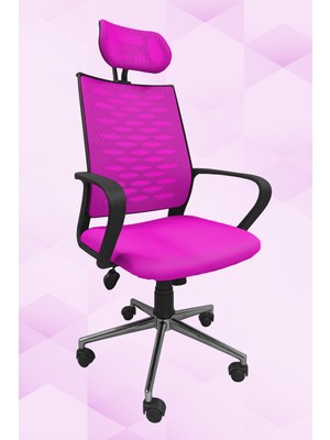 Obc Ofis Büro Concept Atlas Fileli Krom Yönetici Ofis Büro Bilgisayar Çalışma Koltuğu - Sandalyesi