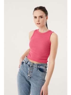 FullaModa Halter Yaka Fitilli Body